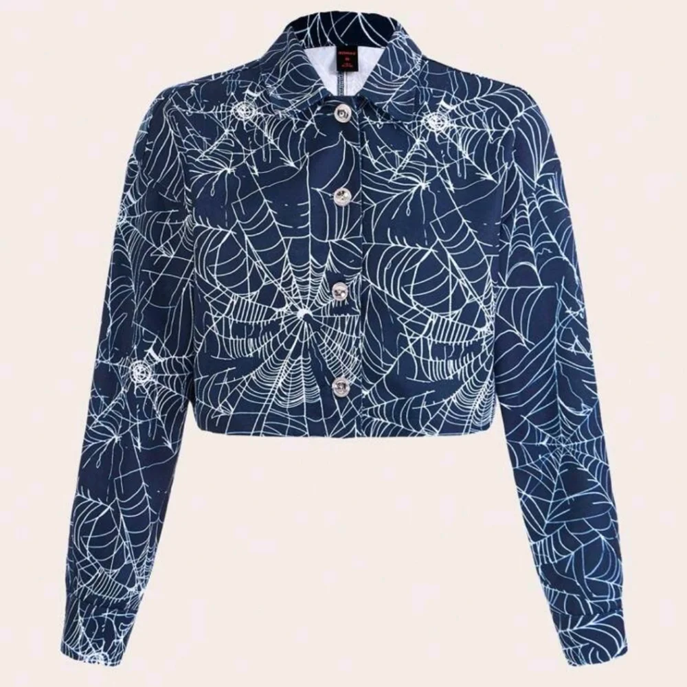 Cropped Spiderweb Jacket - Picture 1 of 3